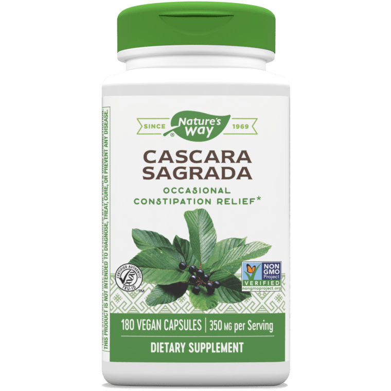 Cascara Sagrada Bark / 180 veg capsules