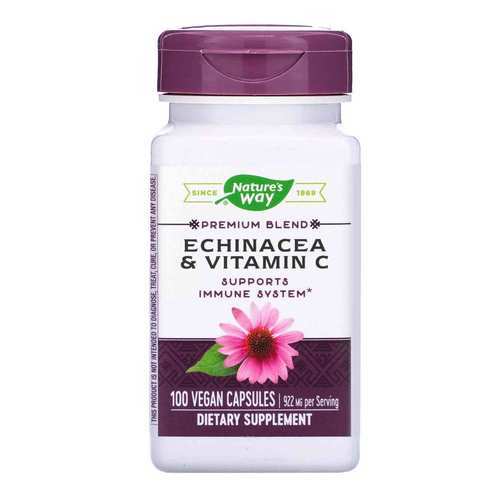 Echinacea & Vitamin C / 100 veg capsules