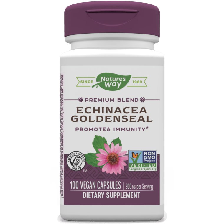 Echinacea Goldenseal / 100 veg capsules