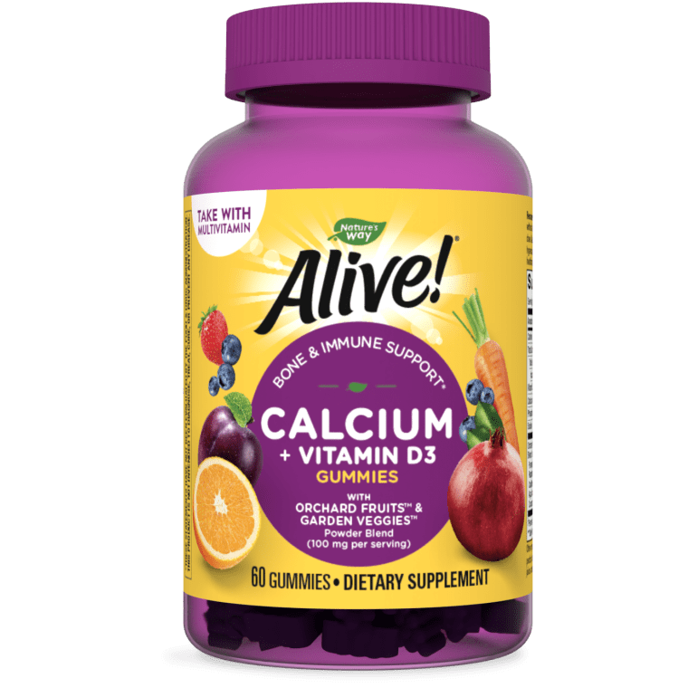 Alive!® Calcium + D3 Gummies / 60 ct
