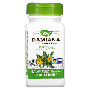 Damiana Leaves / 100 veg capsules