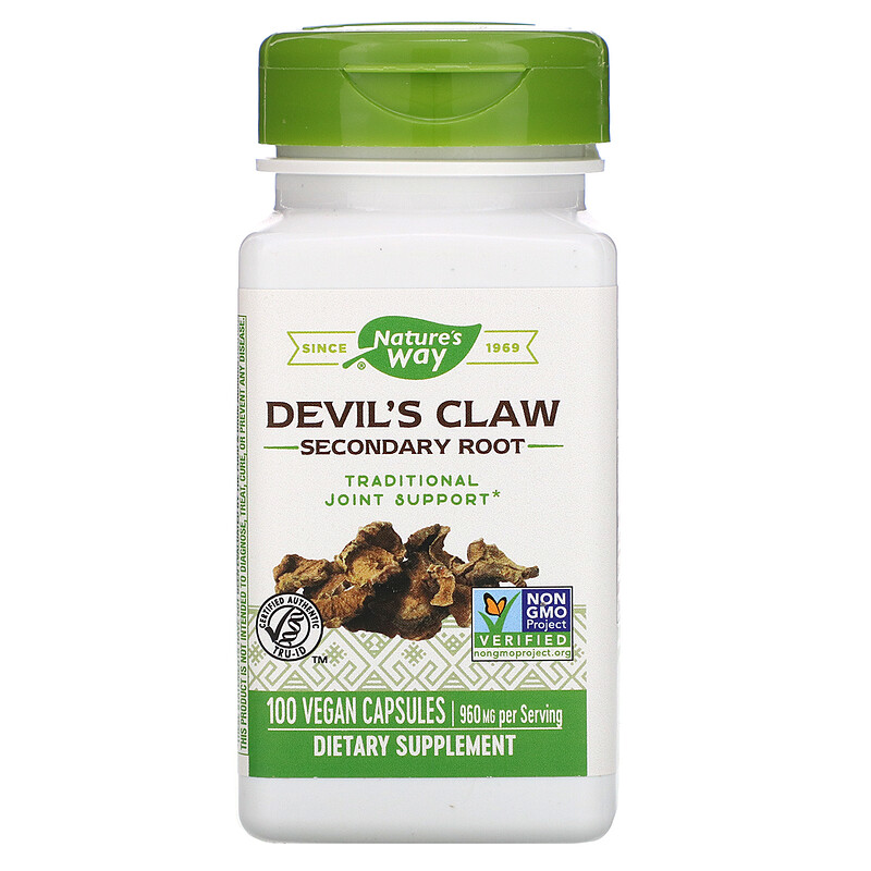 Devil’s Claw Secondary Root / 100 veg capsules