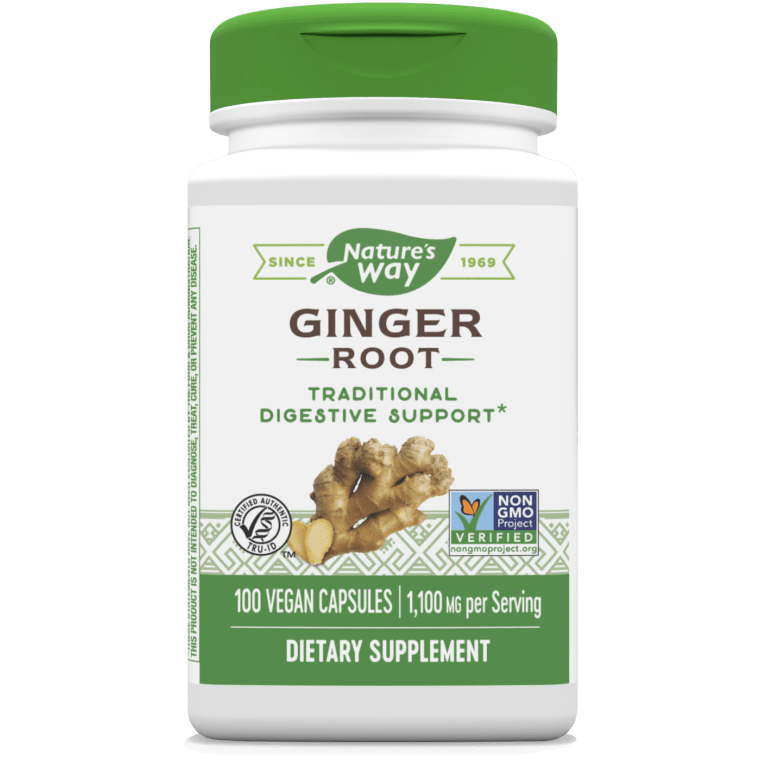 Ginger Root / 100 veg capsules