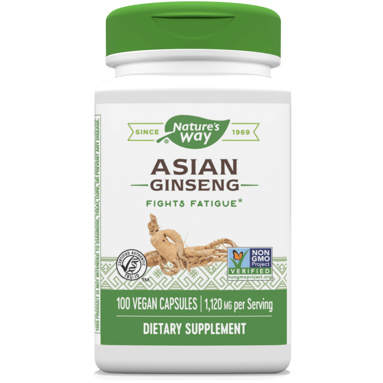Asian Ginseng / 100 veg capsules