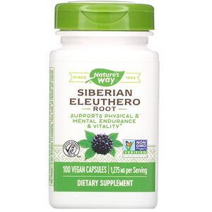 Siberian Eleuthero / 100 veg capsules