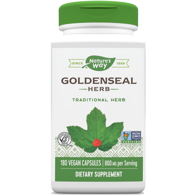 Goldenseal Herb / 180 veg capsules