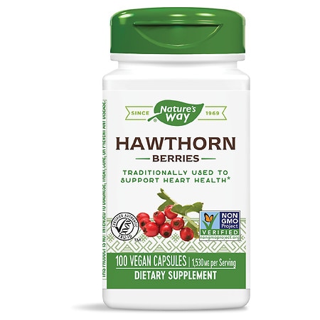 Hawthorn Berries / 100 veg capsules