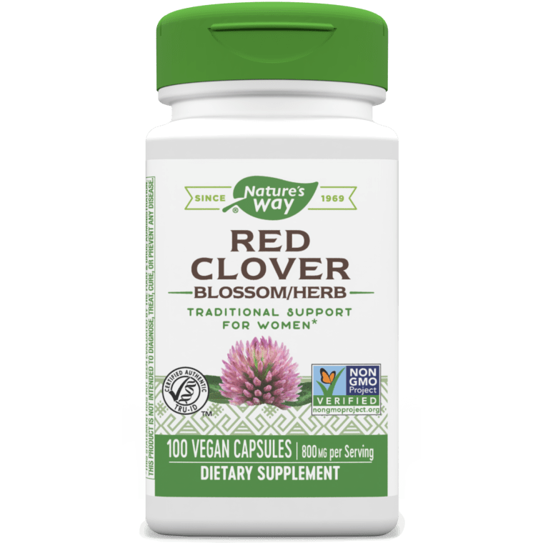 Red Clover Blossom/Herb / 100 veg capsules