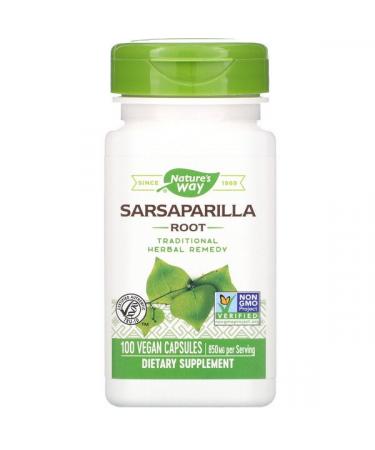 Sarsaparilla Root / 100 veg capsules