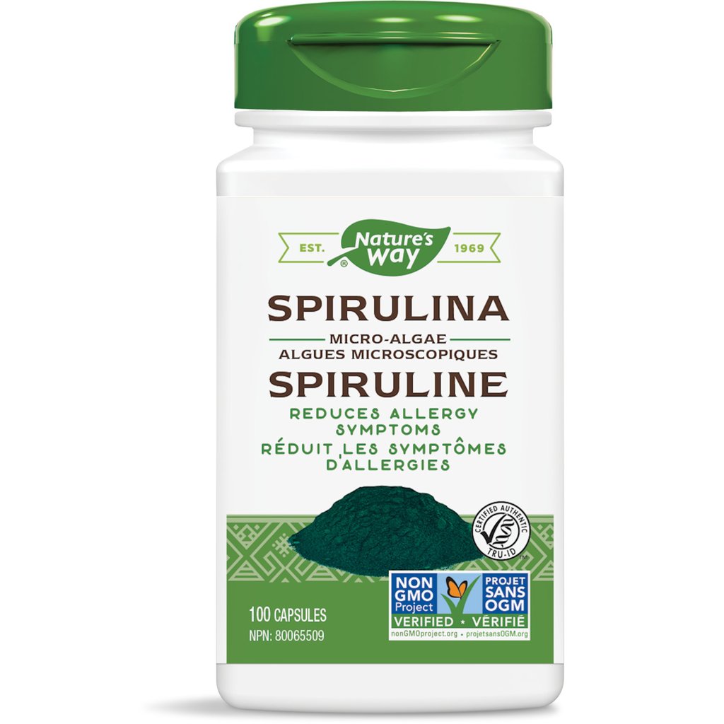 Spirulina Micro-Algae / 100 veg capsules