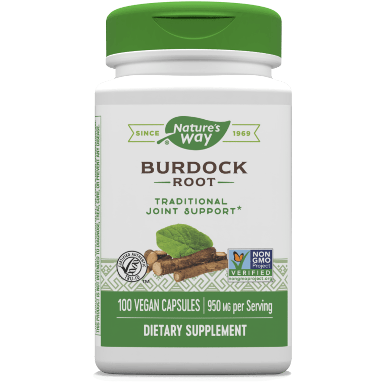 Burdock Root / 100 veg capsules