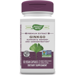 Ginkgo (Std) / 60 veg capsules